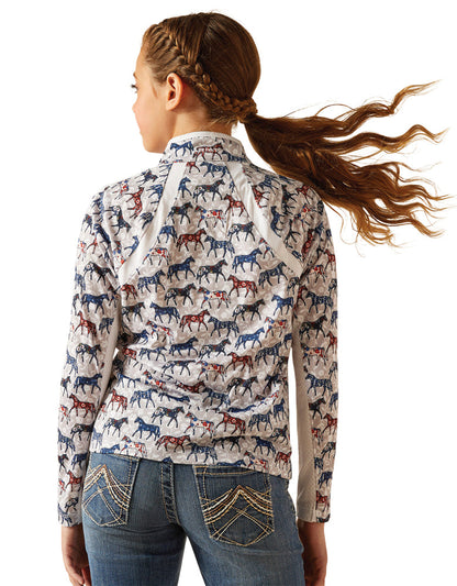 Ariat Kids’ Print Sunstopper Shirt 3.0