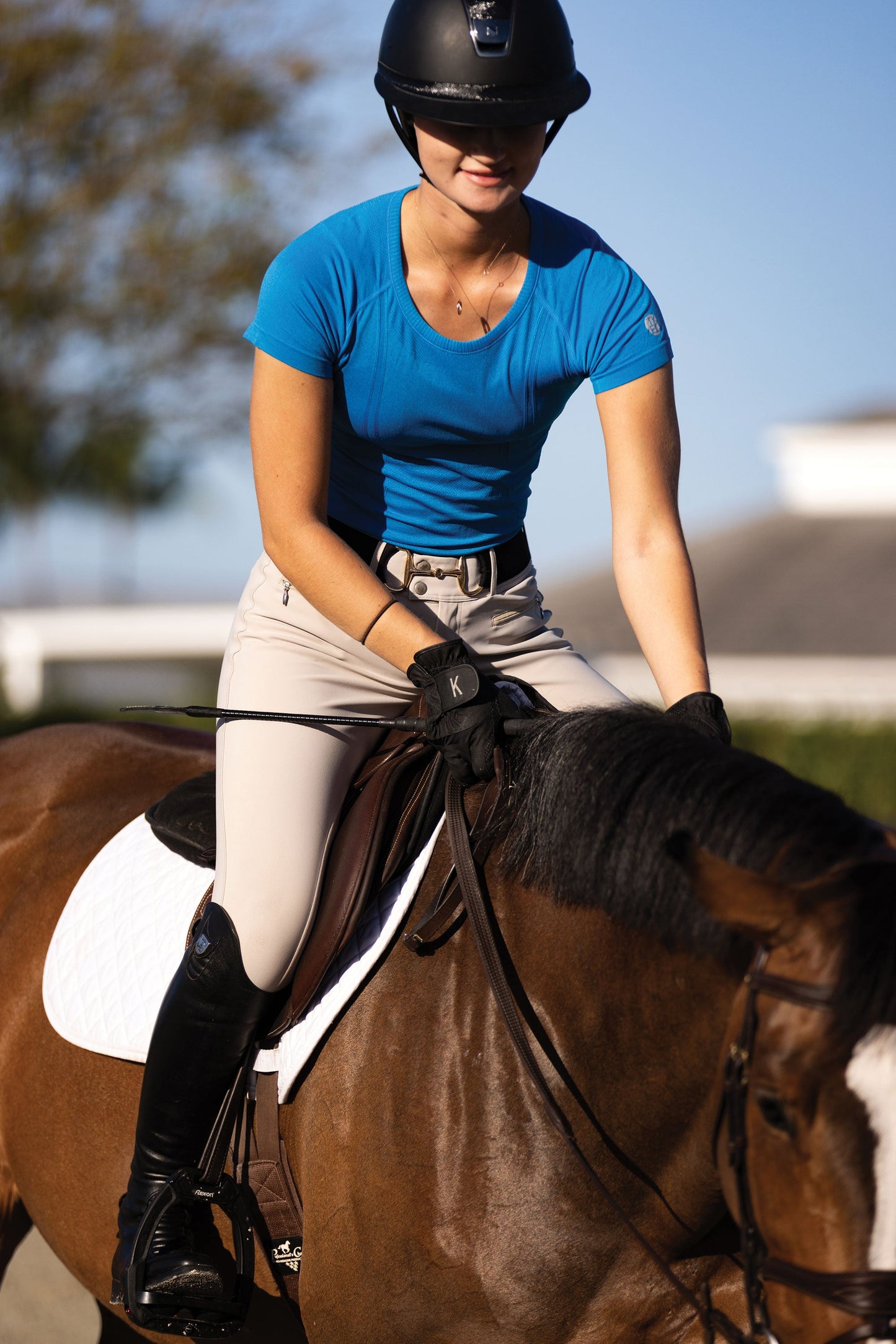 TKEQ Ladies’ Kennedy Seamless Short Sleeve Top