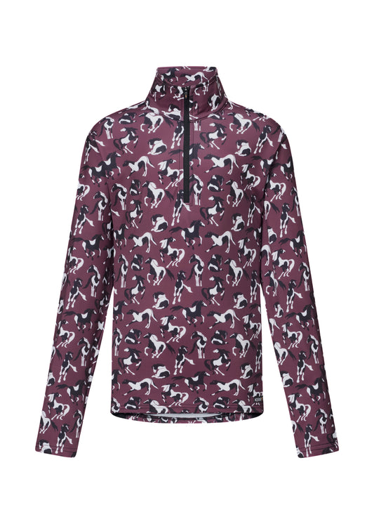 Kerrits Kids’ On Course Quarter Zip Fleece Tech Top