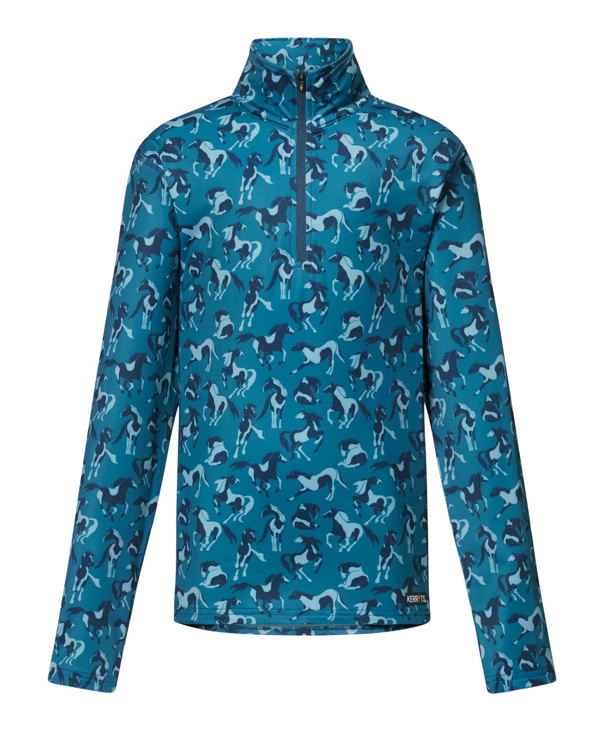 Kerrits Kids’ On Course Quarter Zip Fleece Tech Top