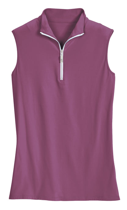THE TAILORED SPORTSMAN Ladies’ IceFil Quarter-Zip Sleeveless Shirt
