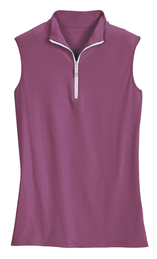 THE TAILORED SPORTSMAN Ladies’ IceFil Quarter-Zip Sleeveless Shirt