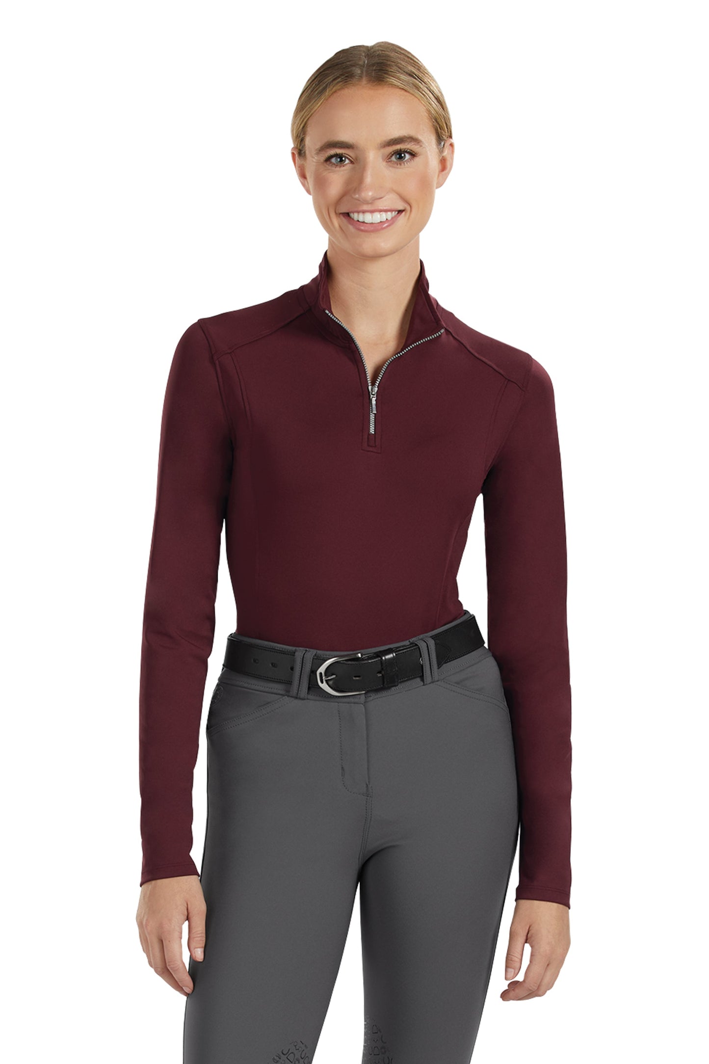 IconEQ Ladies’ Lux Long Sleeve Solid Shirt