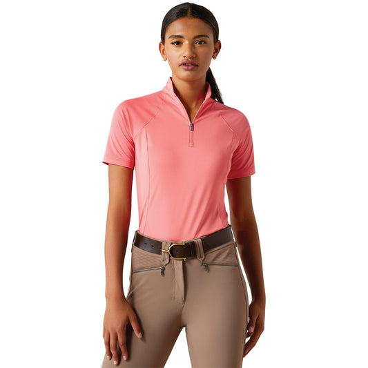 Ariat Ladies’ Soquel Quarter-Zip Short Sleeve Shirt