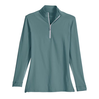 THE TAILORED SPORTSMAN Ladies’ IceFil Quarter-Zip Long Sleeve Sun Shirt