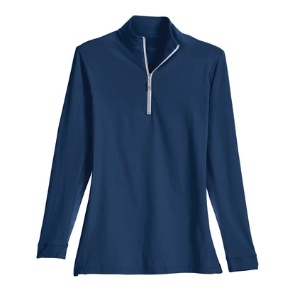 THE TAILORED SPORTSMAN Ladies’ IceFil Quarter-Zip Long Sleeve Sun Shirt