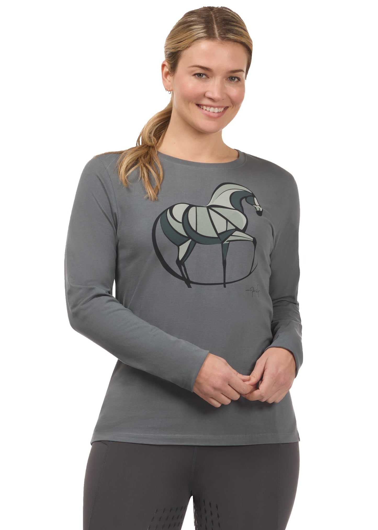 Kerrits Mosaic Long-Sleeve Tee