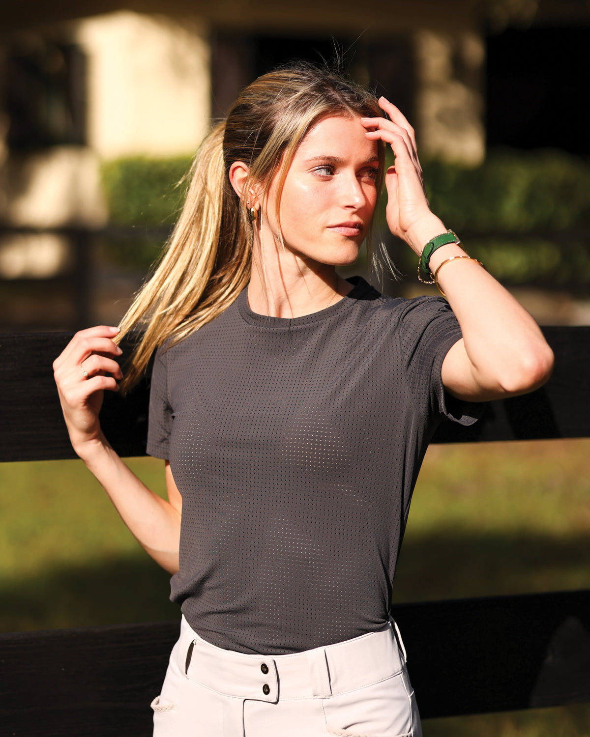 Equisite Hallie Short-Sleeve Shirt