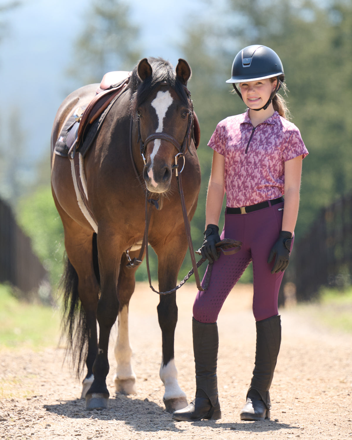 Kerrits Kids’ EquiBreeze IceFil  Short-Sleeve Shirt