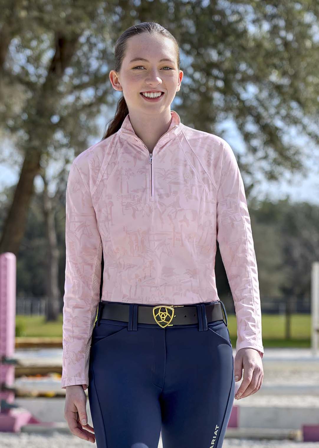Ariat Ladies' Sunstopper 3.0 Quarter-Zip Baselayer