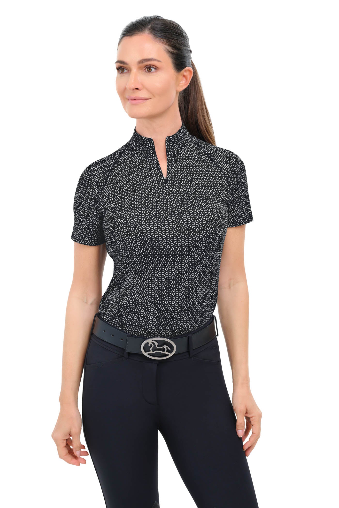 R.J. Classics Ladies' Lucy 2.0 Quarter-Zip Short-Sleeve Shirt