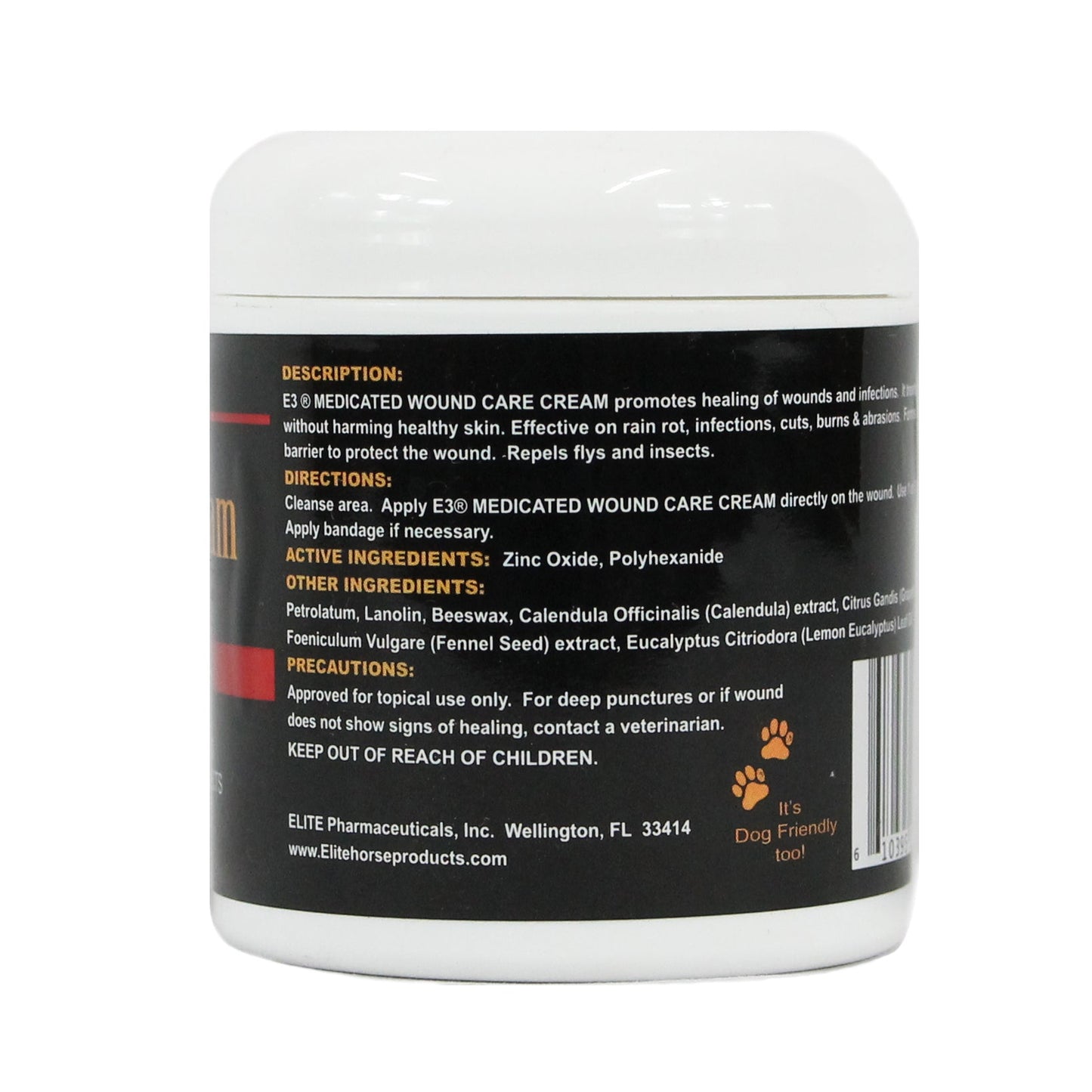 E3 Elite Equine Evolution Medicated Wound Care Cream