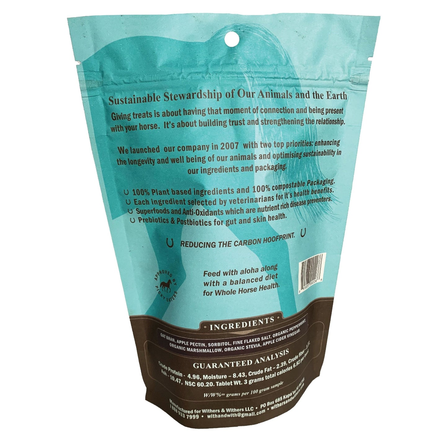 Withers & Withers Sugar-Free Peppermint/Marshmallow Nutra-Treats for Horses