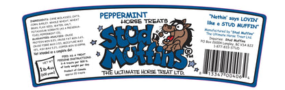 Stud Muffins Peppermint Horse Treats - 20 oz. Tub
