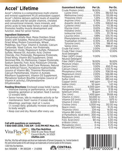 Vita Flex Pro Accel Lifetime Health & Wellness Pellets
