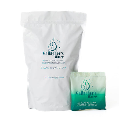 Gallagher’s Water All-Natural Equine Hydration Beverage, 12 Sachets