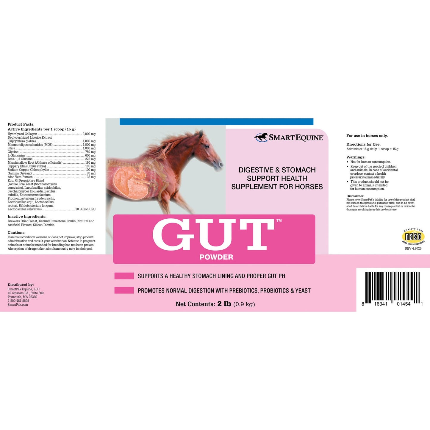 GUT Powder by SmartEquine - 2 lbs
