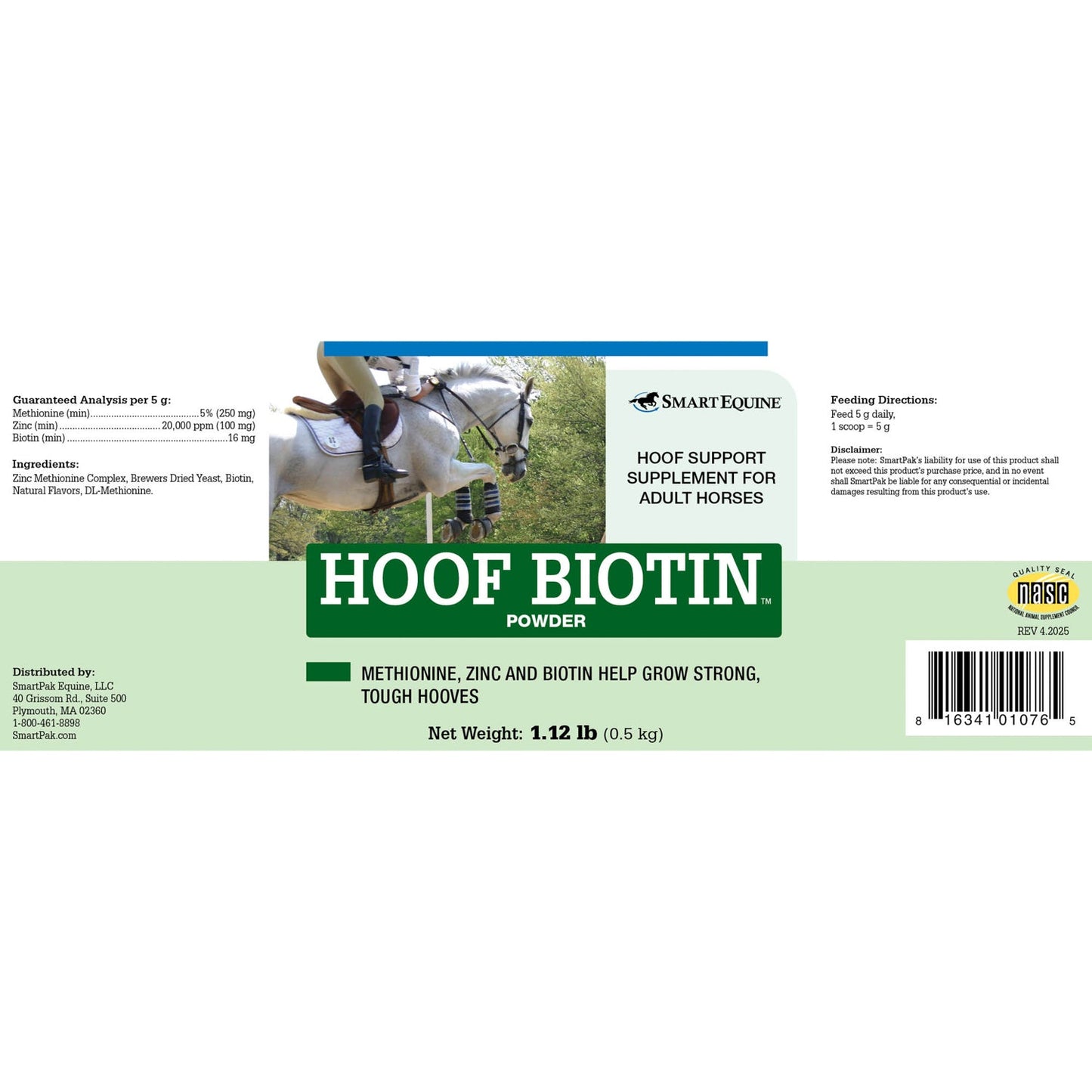 Hoof Biotin Powder by SmartEquine  - 1.12 lb