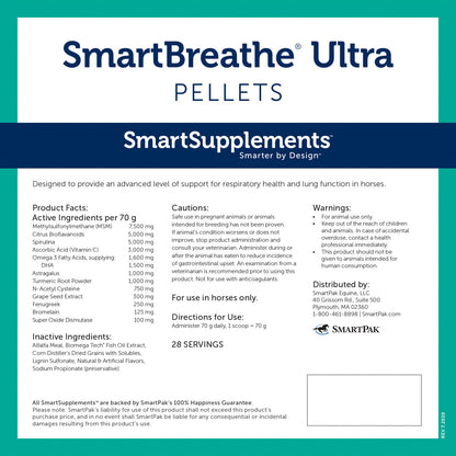 SmartEquine SmartBreathe Ultra Pellets - 4.4 lbs.