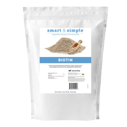 SmartEquine Smart & Simple Biotin Powder-Bag - 1.1 lbs.