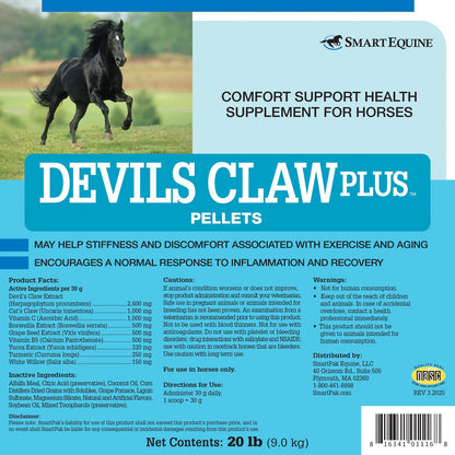 Devil's Claw Plus Pellets by SmartEquine - 20 lbs
