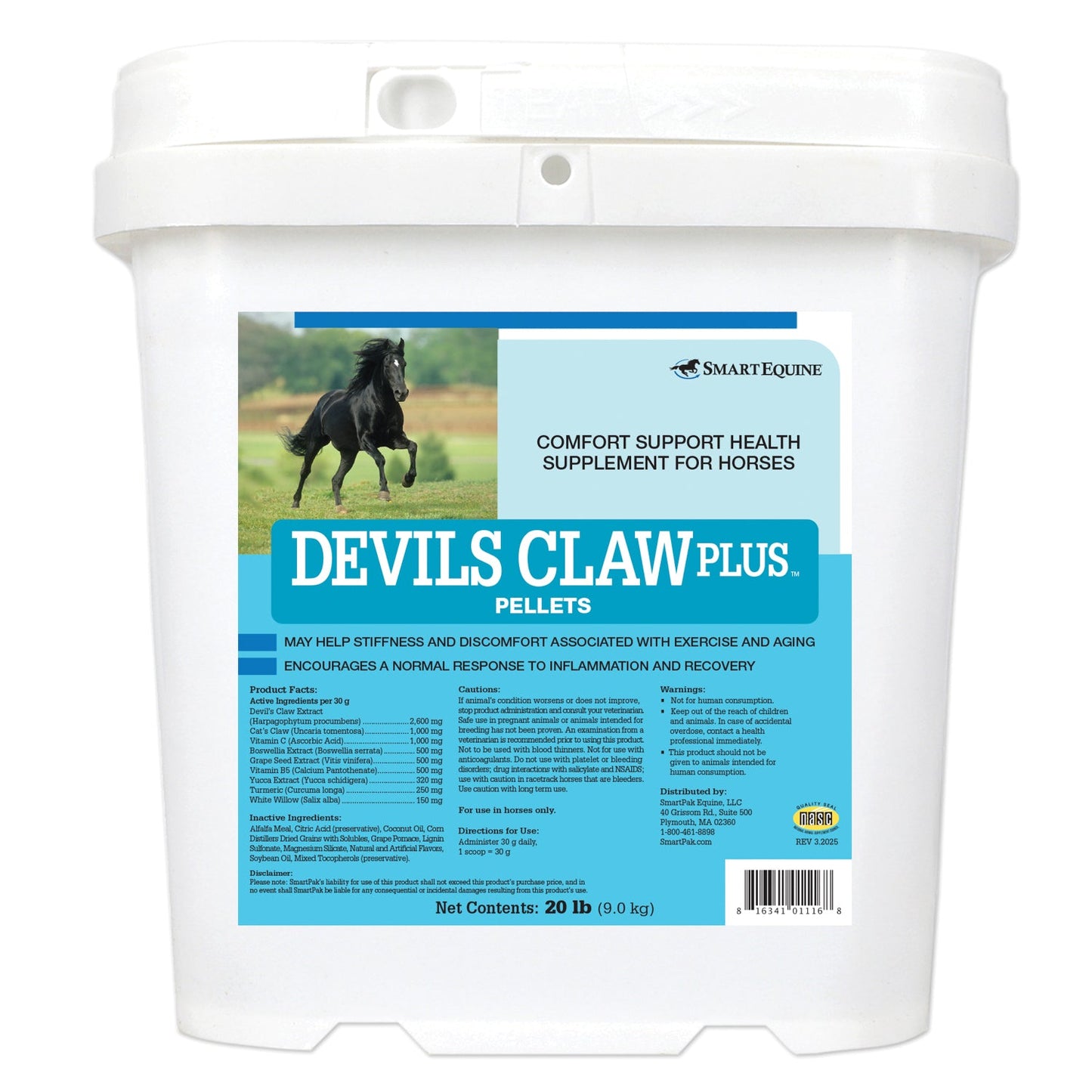 Devil's Claw Plus Pellets by SmartEquine - 20 lbs