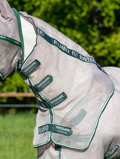 Horseware Ireland Rambo Fly Buster Fly Sheet with No-Fly Zone