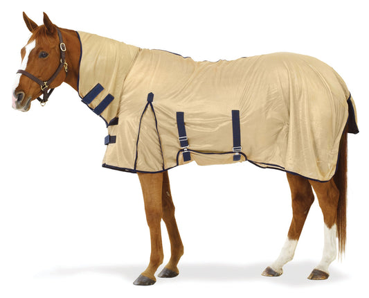 Equi-Essentials Soft Mesh Fly Sheet with Attached Neck