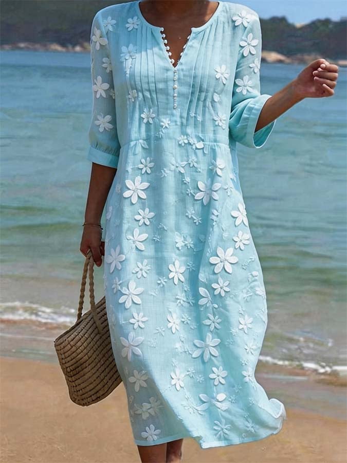 Women'S Casual Printed Dress