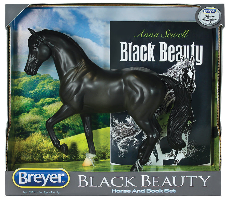 Breyer Classics Black Beauty Horse and Book Set