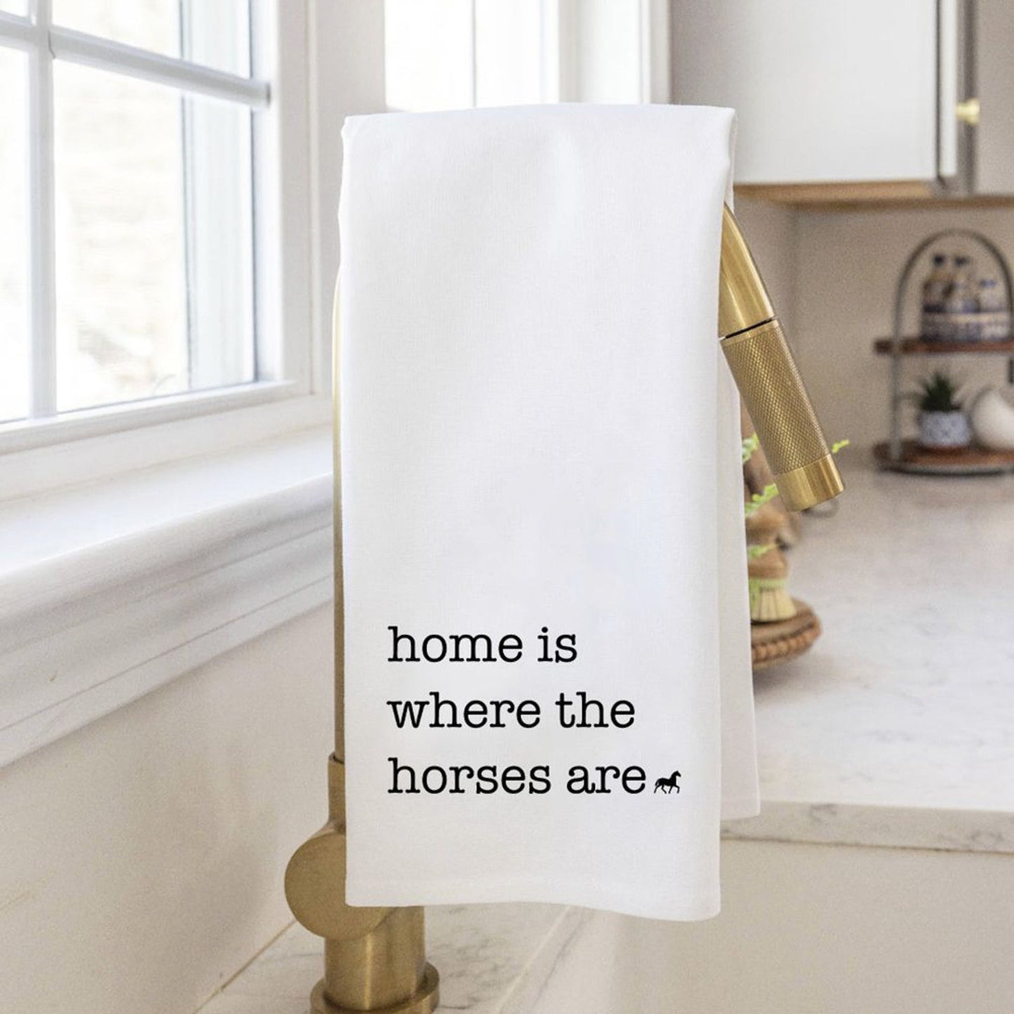 Rustic Marlin Tea Towel