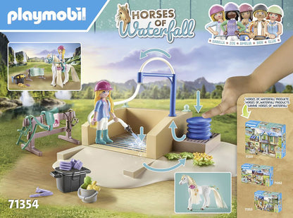Playmobil Isabella and Lioness with Washing Station