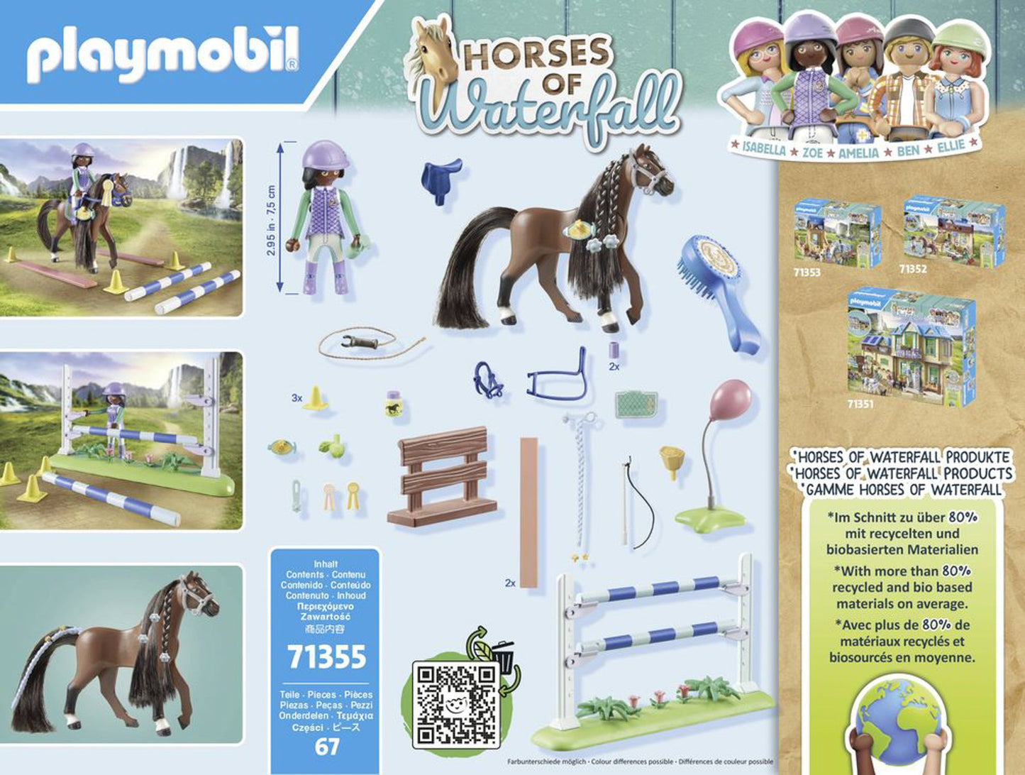 Playmobil Zoe & Blaze with Jump Set