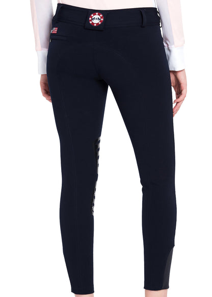 Equine Couture Ladies' Brittni Silicone Knee-Patch Breech