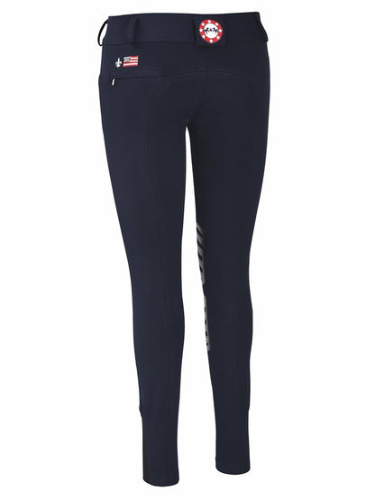 Equine Couture Ladies' Brittni Silicone Knee-Patch Breech