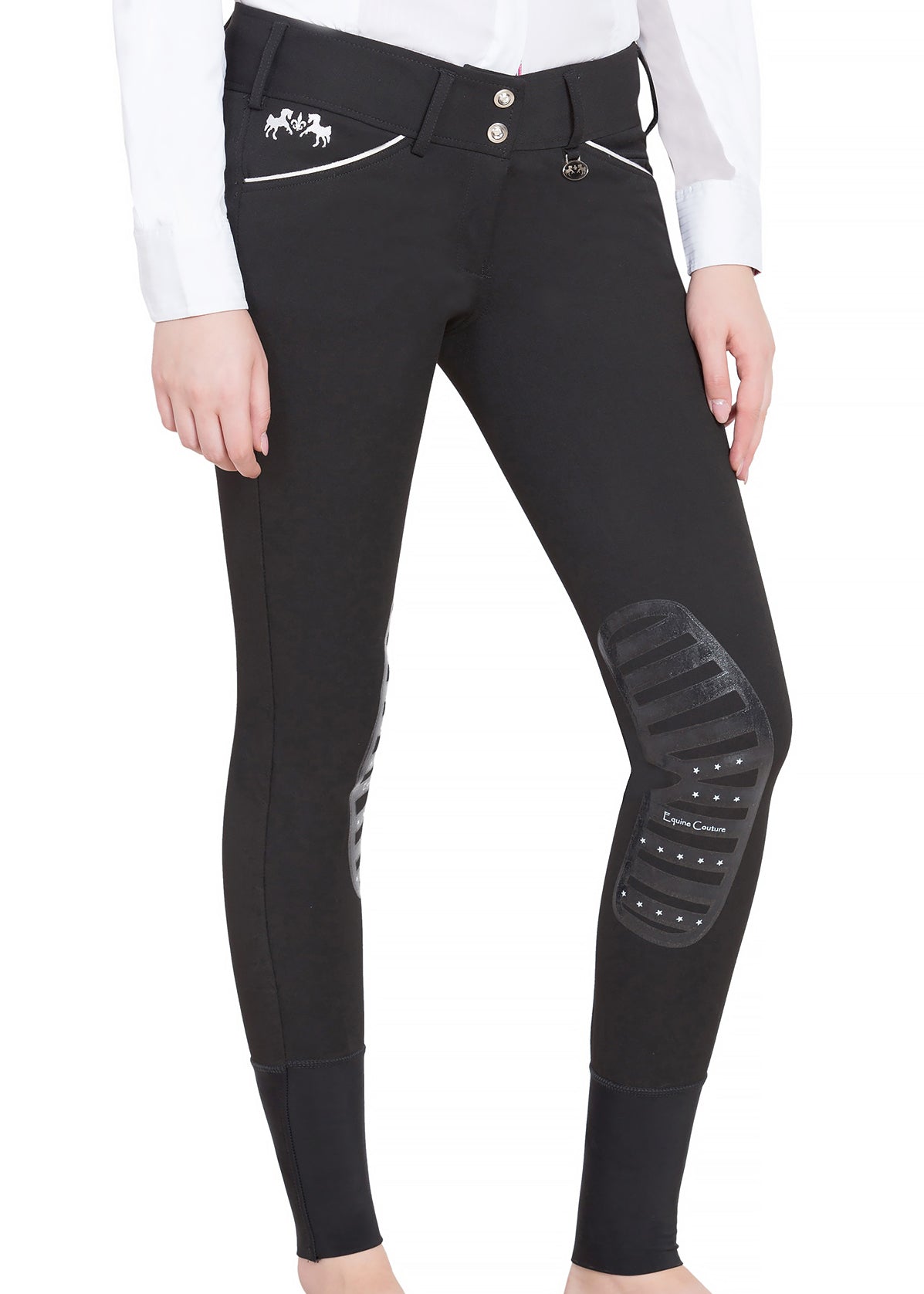 Equine Couture Ladies' Brittni Silicone Knee-Patch Breech