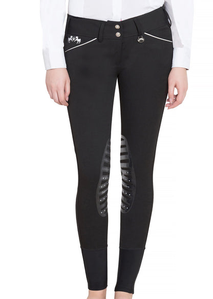 Equine Couture Ladies' Brittni Silicone Knee-Patch Breech