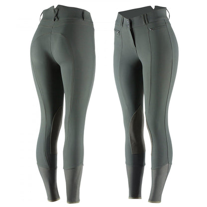 Horze Ladies’ Angelina Synthetic Leather Knee-Patch Breech