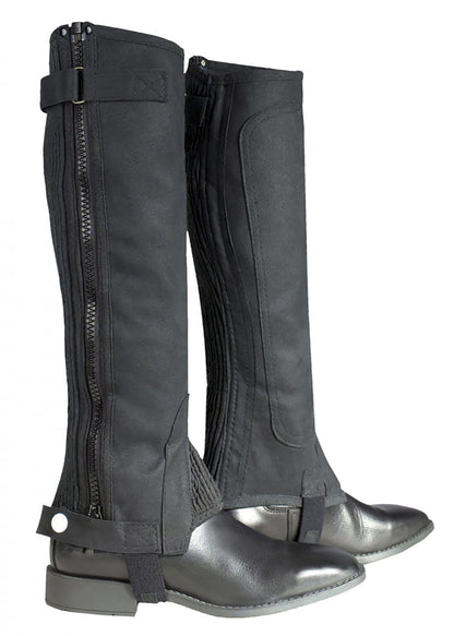 Horze Kids' Ribbed Amara Half Chaps