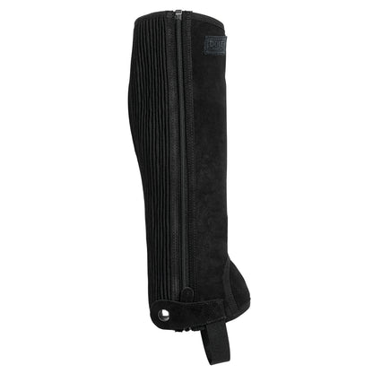 DS Suede Half Chaps with Silicone Grip Patch