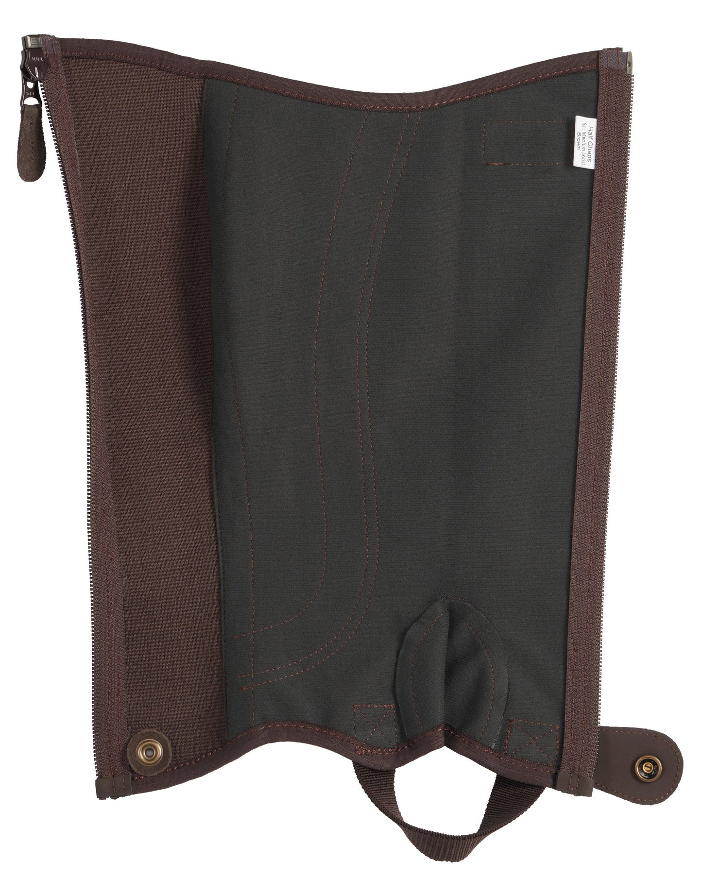Riding Sport Kids’ Synthetic Suede Half Chaps with Silicone Grip Patches