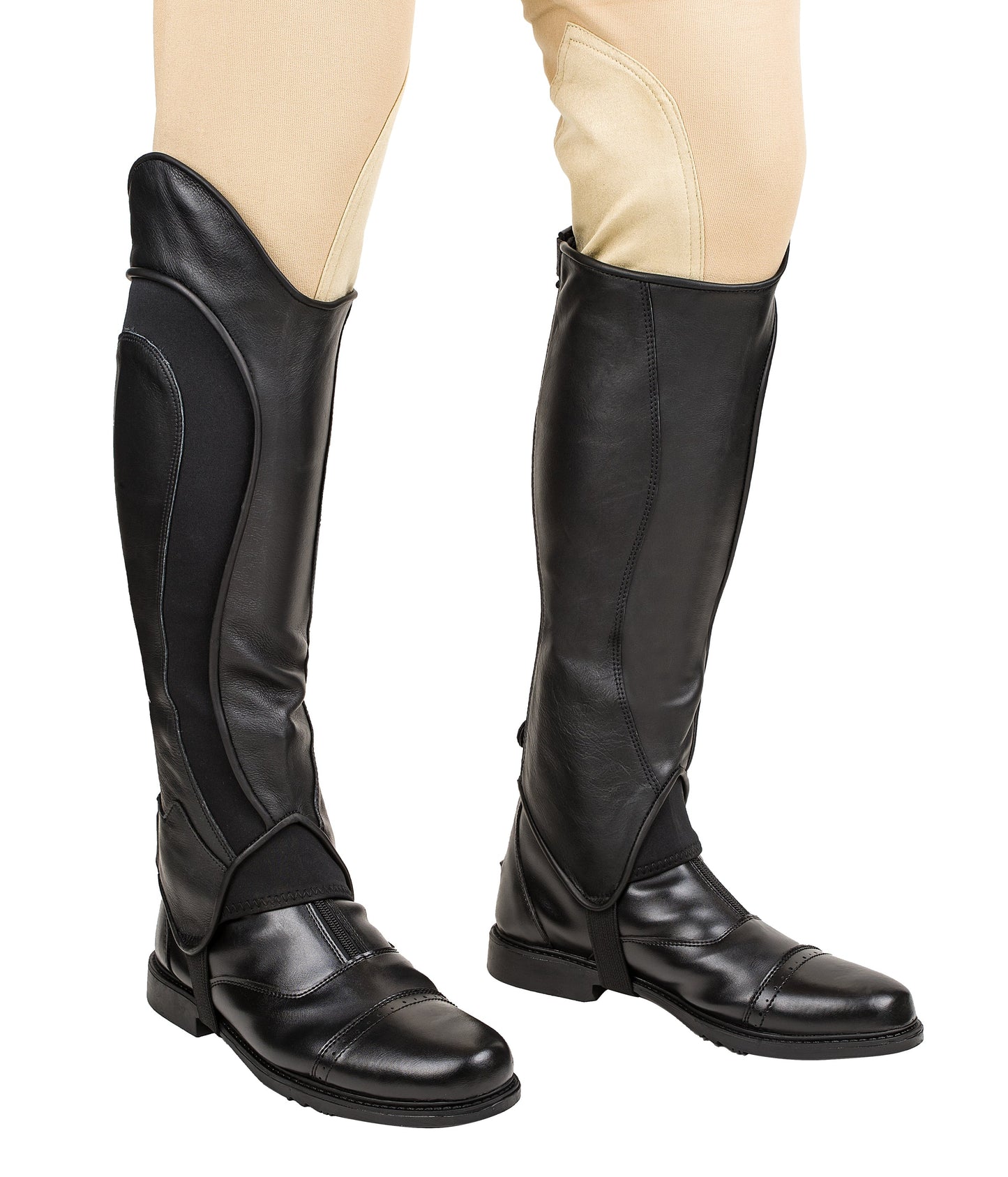 TuffRider Men’s Derby Leather Half Chaps