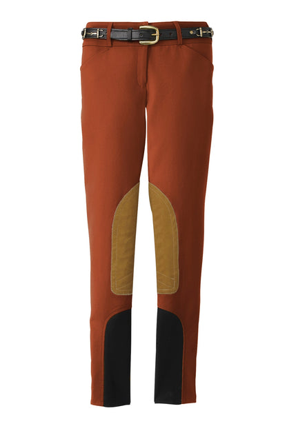 THE TAILORED SPORTSMAN Ladies’ Mid-Rise Front-Zip Breech with Boot Sock Bottoms