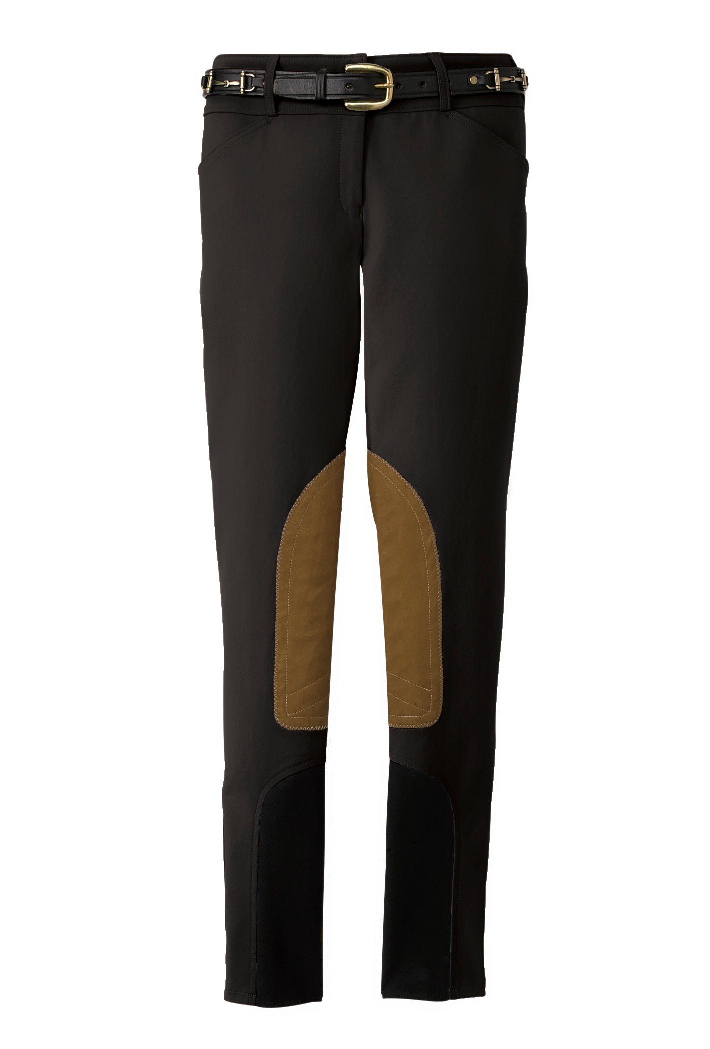 THE TAILORED SPORTSMAN Ladies’ Mid-Rise Front-Zip Breech with Boot Sock Bottoms