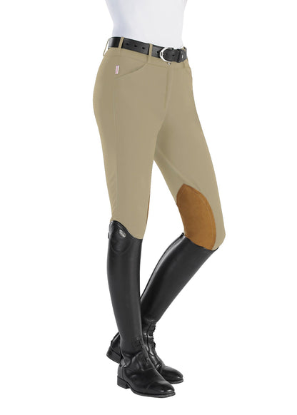 The Tailored Sportsman Ladies’ Techno Mid-Weight Clarino Knee-Patch Breech