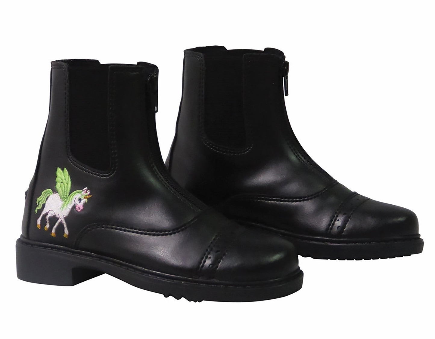 TuffRider Children's Unicorn Starter Front-Zip Paddock Boot