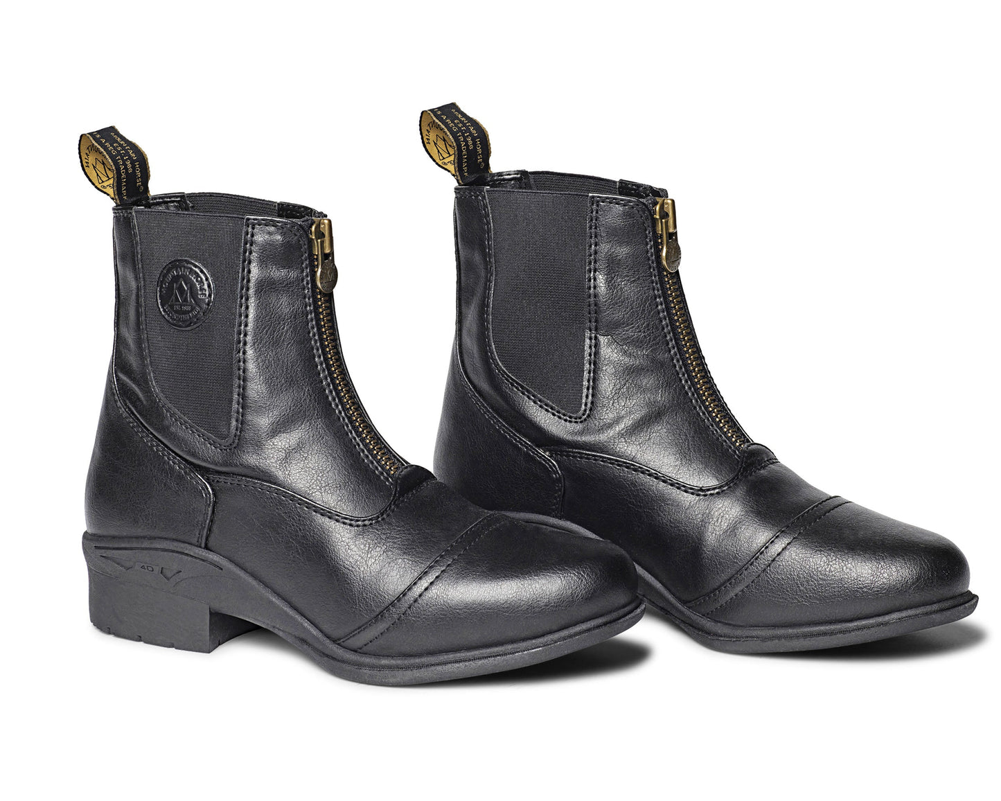 Mountain Horse Kids’ Veganza Zip Paddock Boots