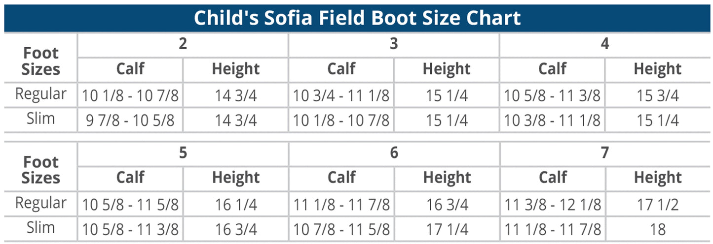 Ovation Children’s Sofia Grip Field Boots