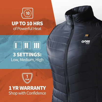 Gobi Heat Ladies’ Dune 3-Zone Heated Vest