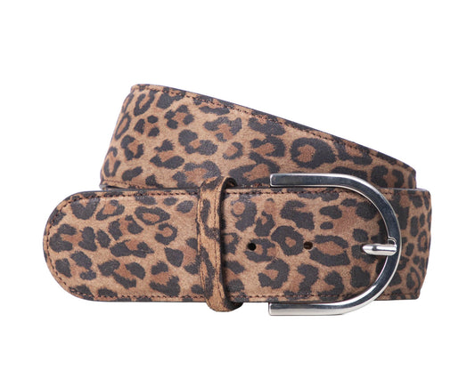 THE TAILORED SPORTSMAN Leopard Belt